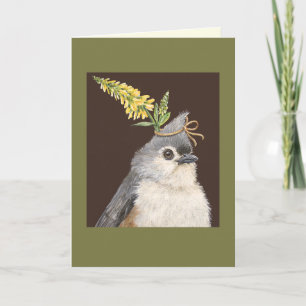 Zetta the titmouse card