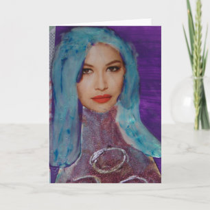 Zetti Girl, The Blue Haired Girl Card