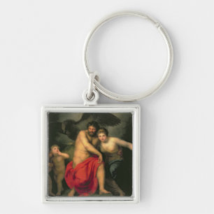 Zeus and Hera on Mount Ida, 1775 Keychain