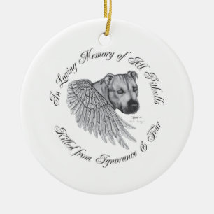 Zeus angel ceramic ornament