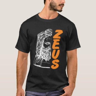 Zeus Greek God of Thunder Power Strength Olympus L T-Shirt