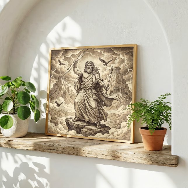 Zeus Greek Mythology Poster (Creator Uploaded)