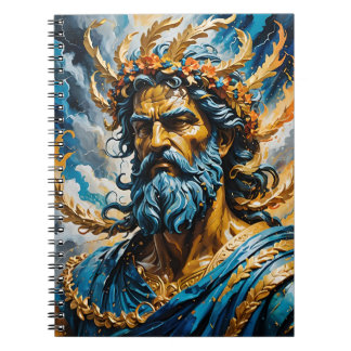 Zeus Jupiter Ancient Greek God Notebook