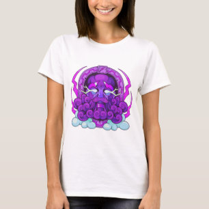 Zeus Lightening  Retro design  Purple  Cool lig T-Shirt