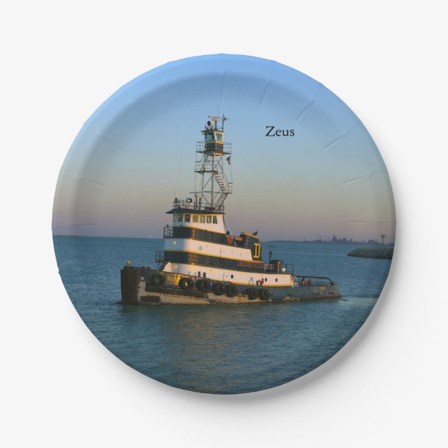 Zeus paper plate (Front)