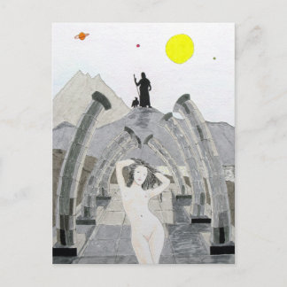 Zeus Ponders Over The Fate of Aphrodite Postcard