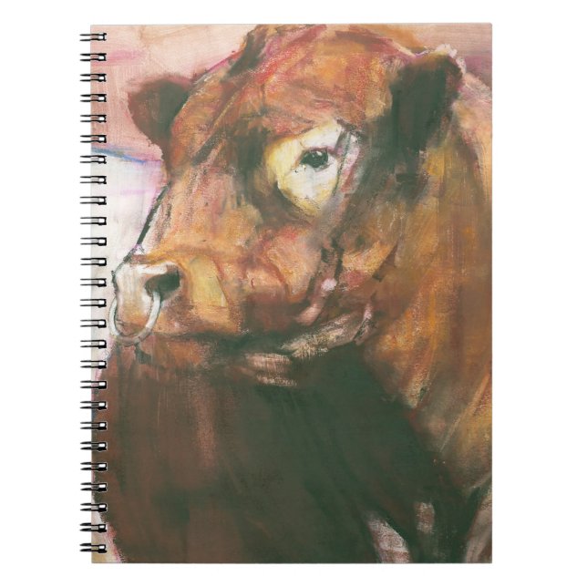 Zeus Red Belted Galloway Bull 2006  2 Notebook (Front)