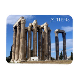 zeus temple athens magnet