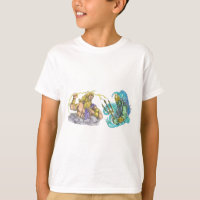 Zeus Thunderbolt Vs Poseidon Trident Tattoo