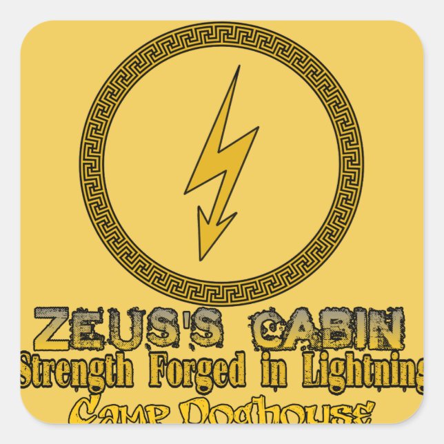 Zeus's Cabin Strength Sticker (Front)