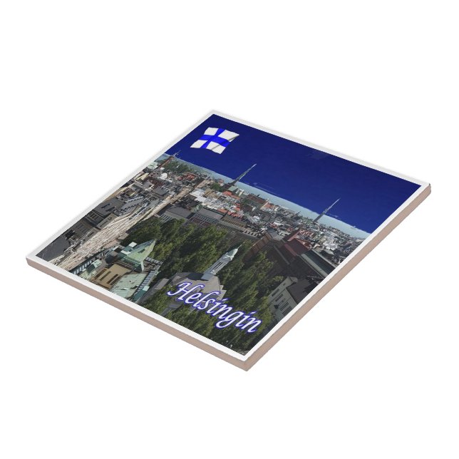 zFI007 HELSINKI panorama, Finland, Tile (Side)