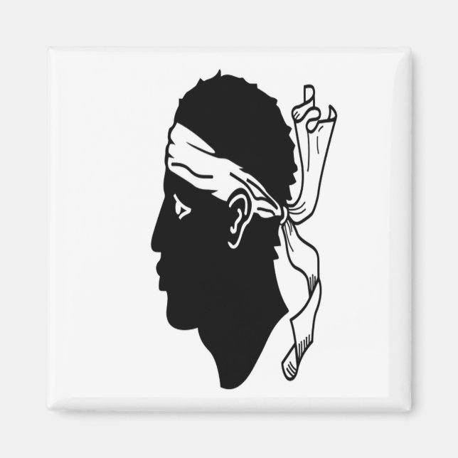 zFR003 FLAG Corsican, Corsica, Fridge Magnet (Front)