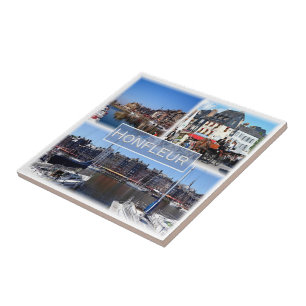 zFR028 HONFLEUR harbour, Normandy, Tile