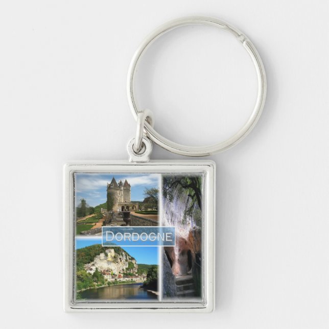 zFR033 DORDOGNE, France, Keychain (Front)