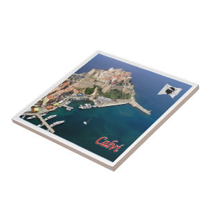 zFR121 CALVI panorama, Corsica, Tile