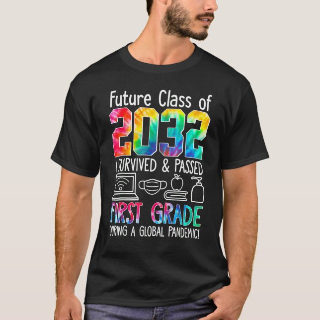 Zgb6 Future Class 2032 First Grade Teacher Back To T-Shirt (Front)