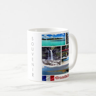 zGP003 mosaic of GUADELOUPE, Caribbean, Coffee Mug