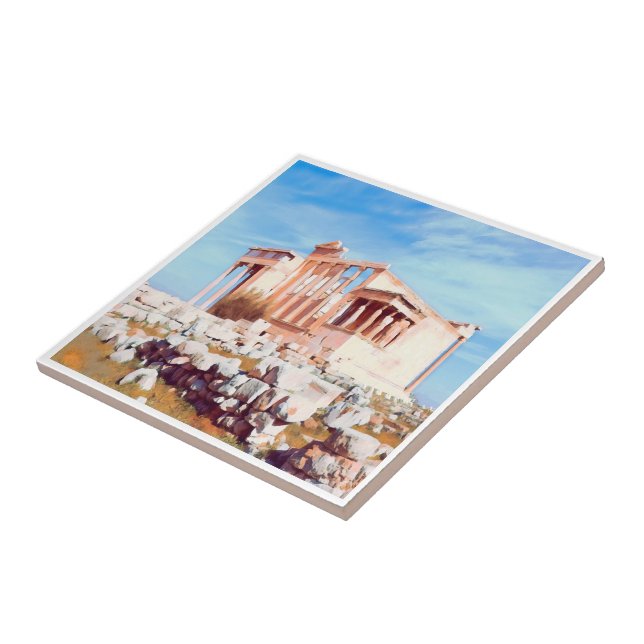 zGR008 ATHENS, Acropolis, Greece, Tile (Side)