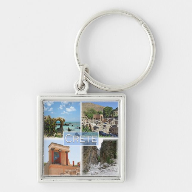 zGR021 potpourri of CRETE, Greece, Europe, Keychain (Front)