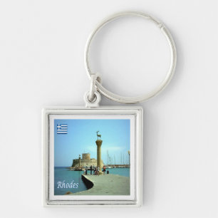 zGR039 RHODES, Greece, Keychain