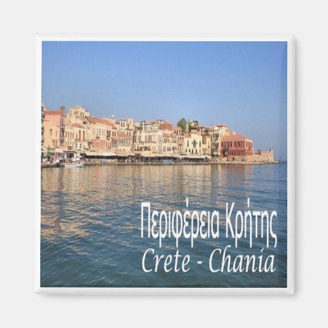 zGR062 CRETE CHANIA, Greece, Fridge Magnet (Front)