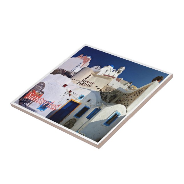 zGR071 SANTORINI Thera, Greece, Tile (Side)