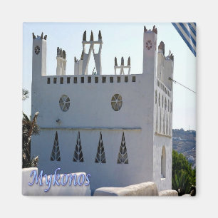 zGR098 MYKONOS, Taubenturmteco, Greece, Fridge Magnet