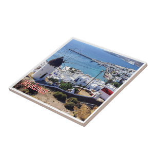 zGR103 MYKONOS Panorama, Greece, Tile
