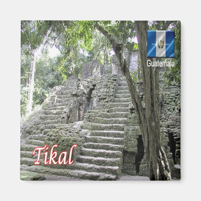 zGT012 TIKAL National Park, Guatemala, Fridge Magnet (Front)