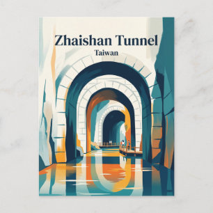 Zhaishan Tunnel Taiwan Postcard