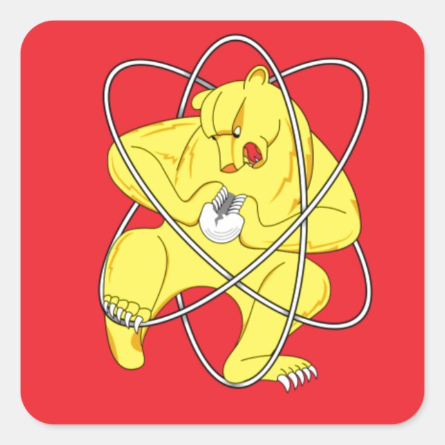 Zheleznogorsk Flag Square Sticker (Front)