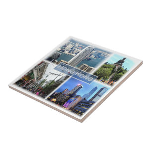 zHK011  HONG KONG, Souvenir,  Tile
