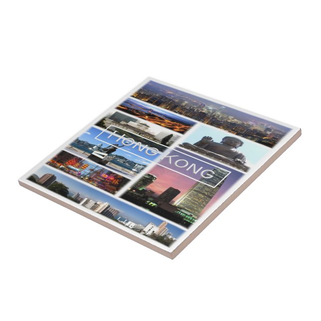 zHK012 HONG KONG, Asia, Tile (Side)