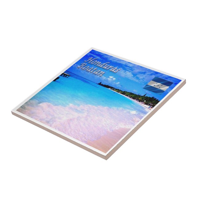 zHN008  ROATAN Bay Islands, Honduras, Tile (Side)