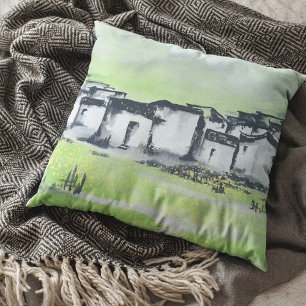 Zhongguo Cun - Chinese Village Throw Pillow
