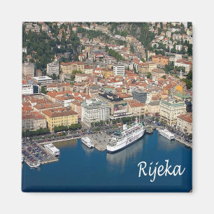 zHR005 RIJEKA Croatia, Fridge Magnet