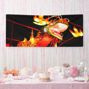 Zhulong Fire Dragon  Banner