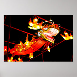 Zhulong Fire Dragon Poster