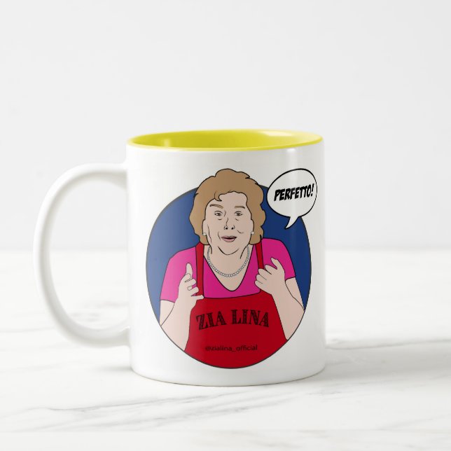 Zia Lina "Perfetto!" Mug (Left)