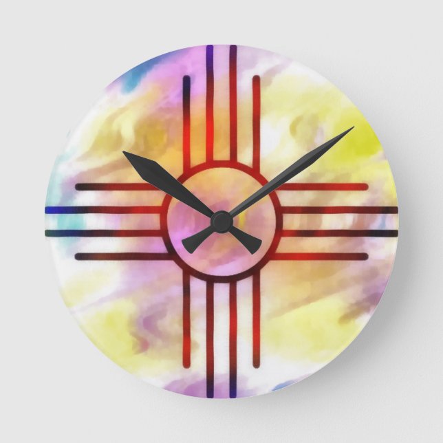 Zia Round Clock (Front)