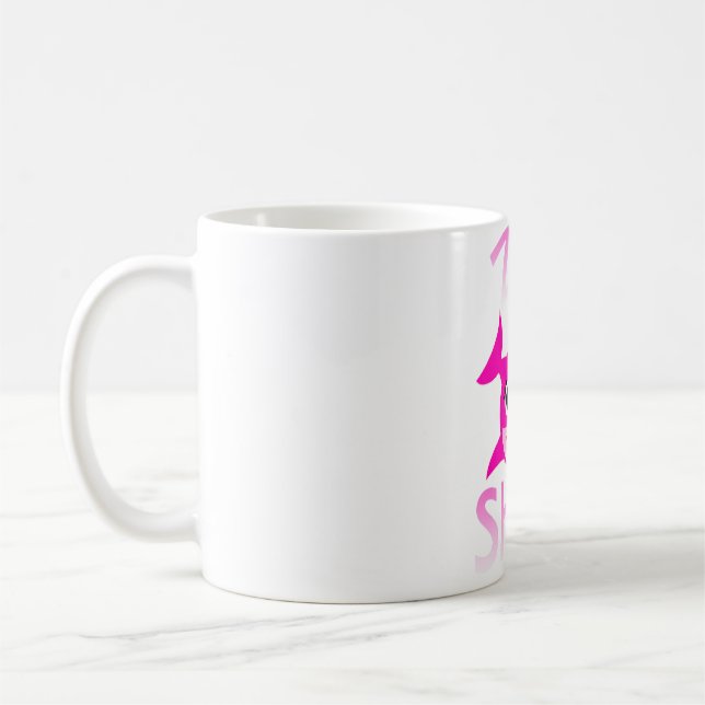 Zia Shark Funny Italian Aunt  Coffee Mug (Left)