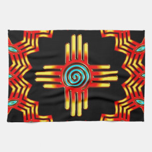 Zia Sonne - Zia Pueblo - New Mexico Kitchen Towel