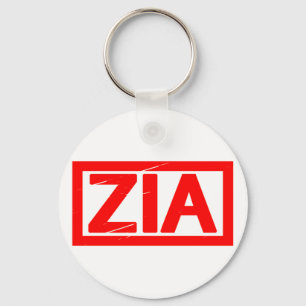 Zia Stamp Keychain