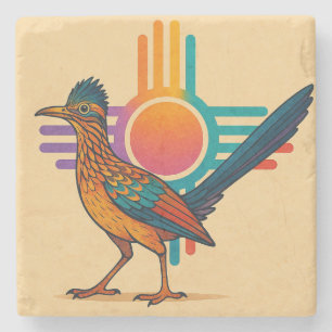 Zia Sun Color Stone Coaster