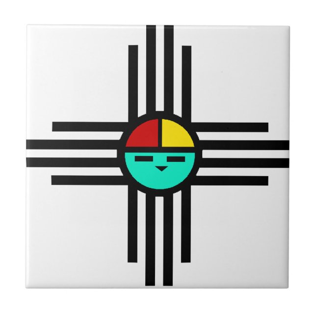 Zia Sun God Tile (Front)