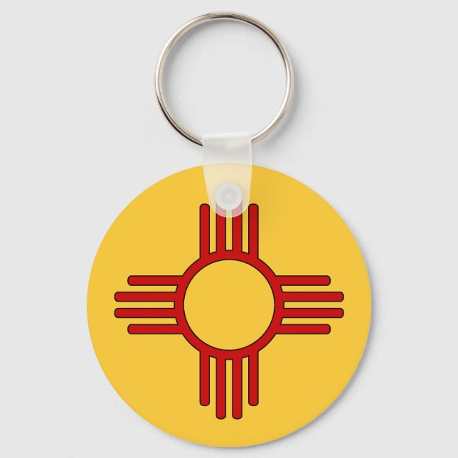 Zia Sun Keychain (Front)