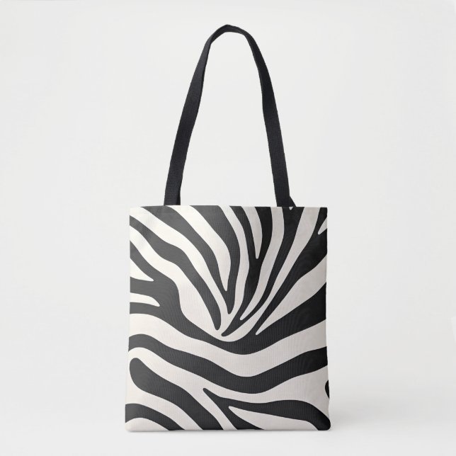 Zibbra-Inspired Striped Tote (Front)