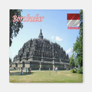 zID015 BOROBUDUR, Indonesia, Asia, Fridge Magnet