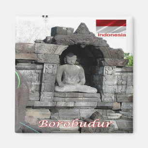 zID025 BOROBUDUR. Indonesia, Asia, Fridge Magnet