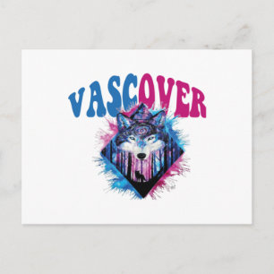 Zidika vascover wolf Essential Holiday Postcard
